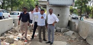 बाणेर रोडवरील पावसाळी पूर्वतयारीचा आढावा; अतिरिक्त महापालिका आयुक्त ओमप्रकाश दिवटे यांची संयुक्त पाहणी